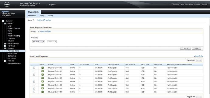 DellPoweredgeT420_PhysicalDisks
