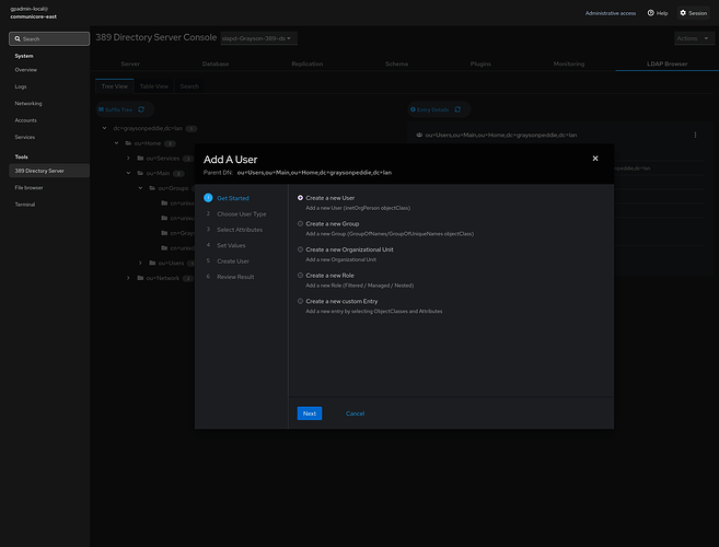 Screenshot 2026-05-25 at 14-46-17 389 Directory Server - gpadmin-local@communicore-east
